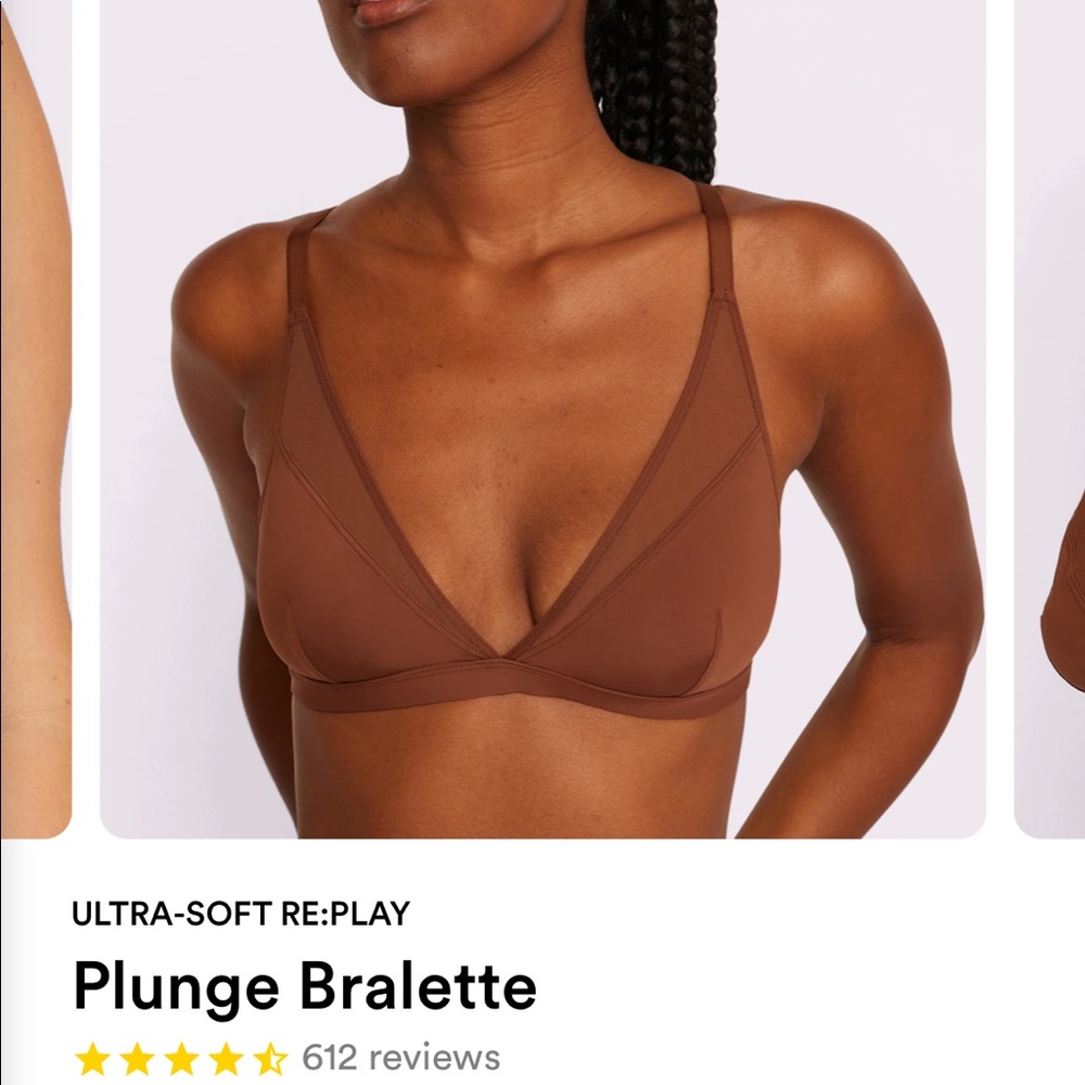 Parade mesh plunge bralette